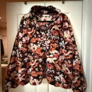 LOFT Multicolor Sherpa pullover